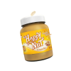Арахисовая паста Happy Nut Crunch сладкая (330г)