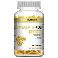 Омега 3 + Витамин Д3 1350 мг (120капс)