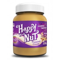 Арахисовая паста Happy Nut с взрывной карамелью (330г)