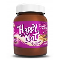 Арахисовая паста Happy Nut шоколадный Crunch (330г)