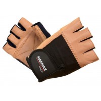 Перчатки Fitness MFG-444 черно-коричневые