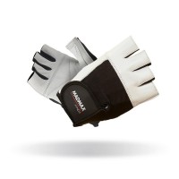 Перчатки Fitness MFG-444 бело-черные