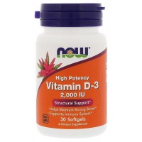 Vitamin D-3 High Potency 2000 IU (30капс)