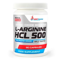 L-Arginine HCL 500 (90капс)