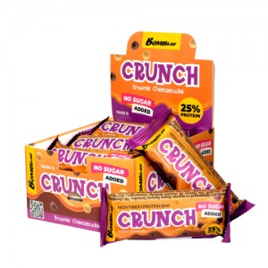 Батончик глазированный Crunch - Чизкейк шоколадный брауни (50гр)