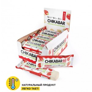 Chikabar с начинкой Клубника со сливками (60г)