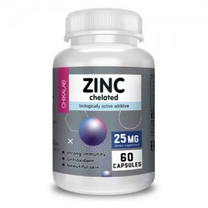 Цинк хелат Zn 25 мг (60капс)