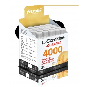 L-Carnitine + Guarana 4000 (25мл) L-Carnitine + Guarana 4000 (25мл)
