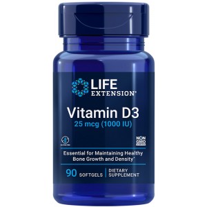 Vitamin D3 25 mcg (1000 IU) (90капс)