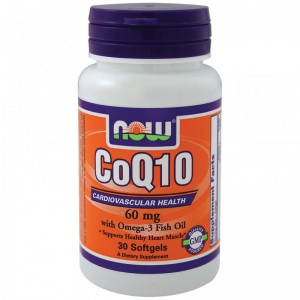 CoQ10 60mg+Omega-3 (30капс)