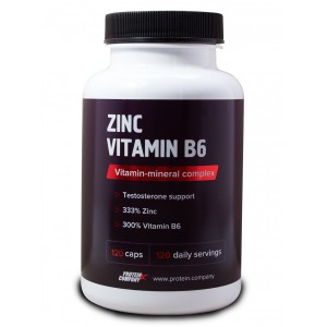 Zinc vitamin B6 (120капс)