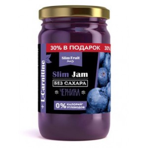 Slim Jam с L-carnitine черника 330г)