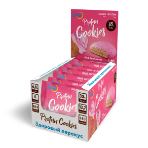 Печенье Protein cookies с йогуртовой глазурью (60г)